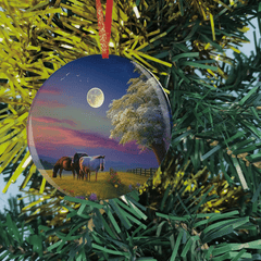 Horse Series Christmas Tree Blessing DIY Acrylic Pendant