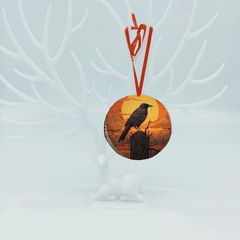 Crow Series Christmas Tree Blessings Pendant DIY Acrylic Christmas Ornaments