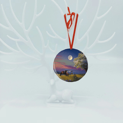 Horse Series Christmas Tree Blessing DIY Acrylic Pendant