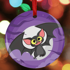 Bat Animal Blessing Pendant DIY Acrylic Christmas Ornaments