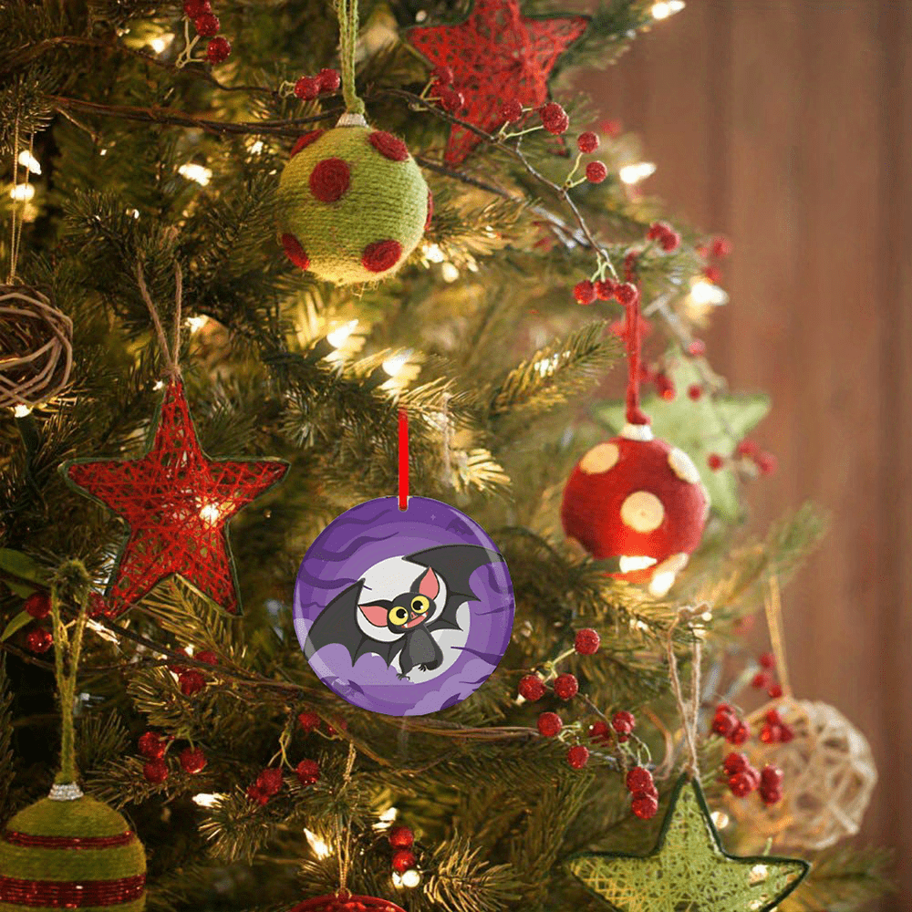 Bat Animal Blessing Pendant DIY Acrylic Christmas Ornaments