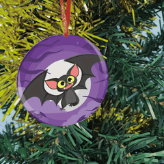 Bat Animal Blessing Pendant DIY Acrylic Christmas Ornaments