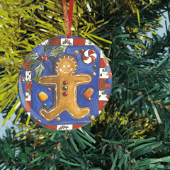 Christmas Tree Blessing Acrylic Pendant DIY Holiday Pendant