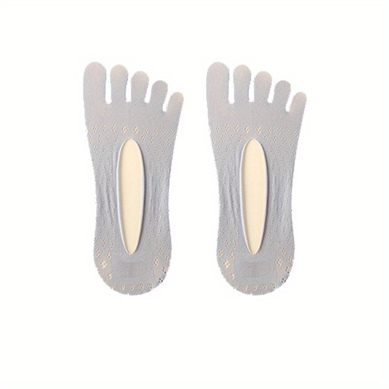 1pair Five Toes Socks Mesh Breathable Summer Socks