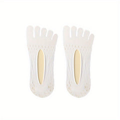 1pair Five Toes Socks Mesh Breathable Summer Socks