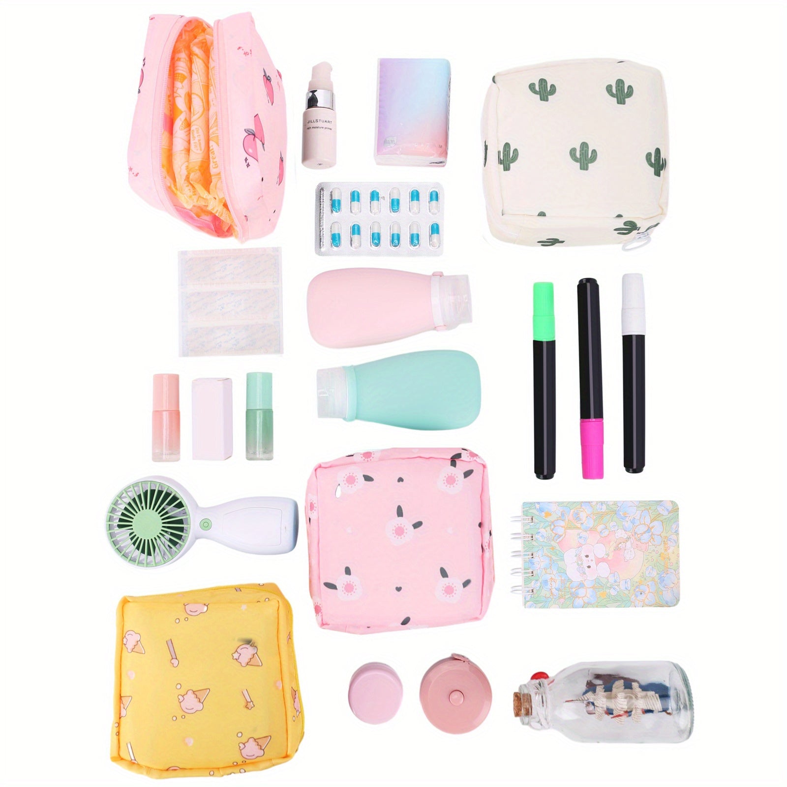Bear Portable Sanitary Napkin Storage Bag Waterproof Organizer for Girls
