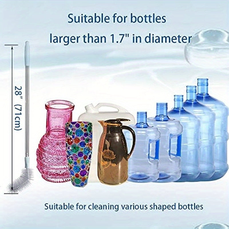 Long Bottle Brush Gallon Bottle Cleaner Stainless Steel Handle
