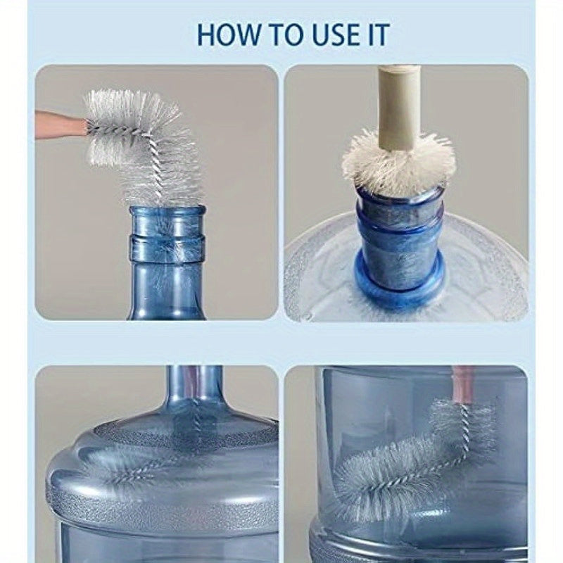 Long Bottle Brush Gallon Bottle Cleaner Stainless Steel Handle