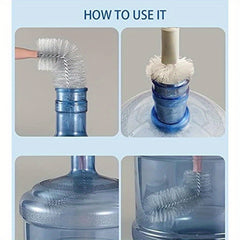 Long Bottle Brush Gallon Bottle Cleaner Stainless Steel Handle