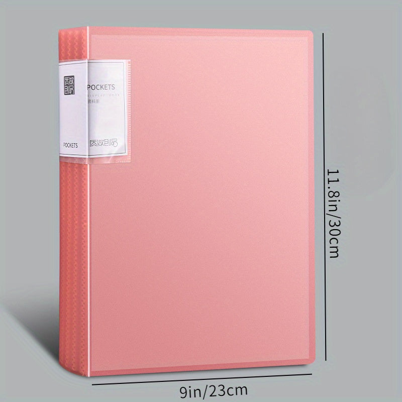 A4 Data Booklet Semi-transparent Document Bag
