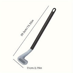 Flexible Silicone Toilet Brush with Long Handle for Easy Cleaning Bathroom