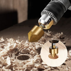 6-Piece High Carbon Steel Drill Bits Set with 6-19mm Countersink Drill Bits