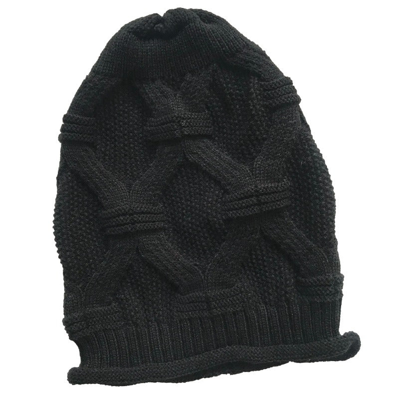 Winter Knitted Beanie Hat for Women Men Warm Loose Beanie Hat