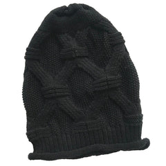 Winter Knitted Beanie Hat for Women Men Warm Loose Beanie Hat