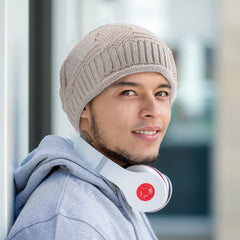 Winter Knitted Beanie Hat for Women Men Warm Loose Beanie Hat