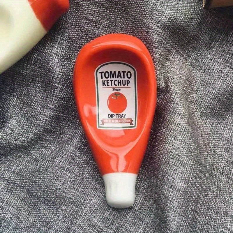 Ceramic Ketchup Salad Dip Dish for Table Decoration