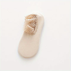 5 Pairs Lace Casual Ankle Socks Non-slip Winter Socks