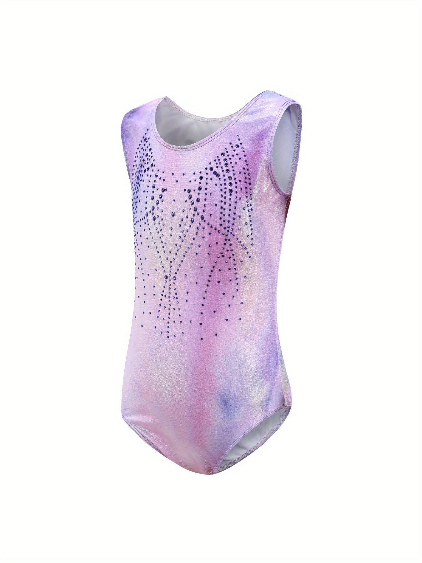 Girls Sleeveless Gymnastics Romper For Dance Yoga