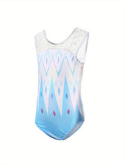 Sleeveless Gymnastics Outfits Girls Stretchy Workout Dance Training