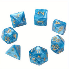 7pcs Polyhedral Dices for Board Game - Christmas Thanksgiving Gift