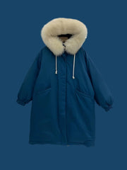 Women's Fleece Hooded Jacket for Winter Sports