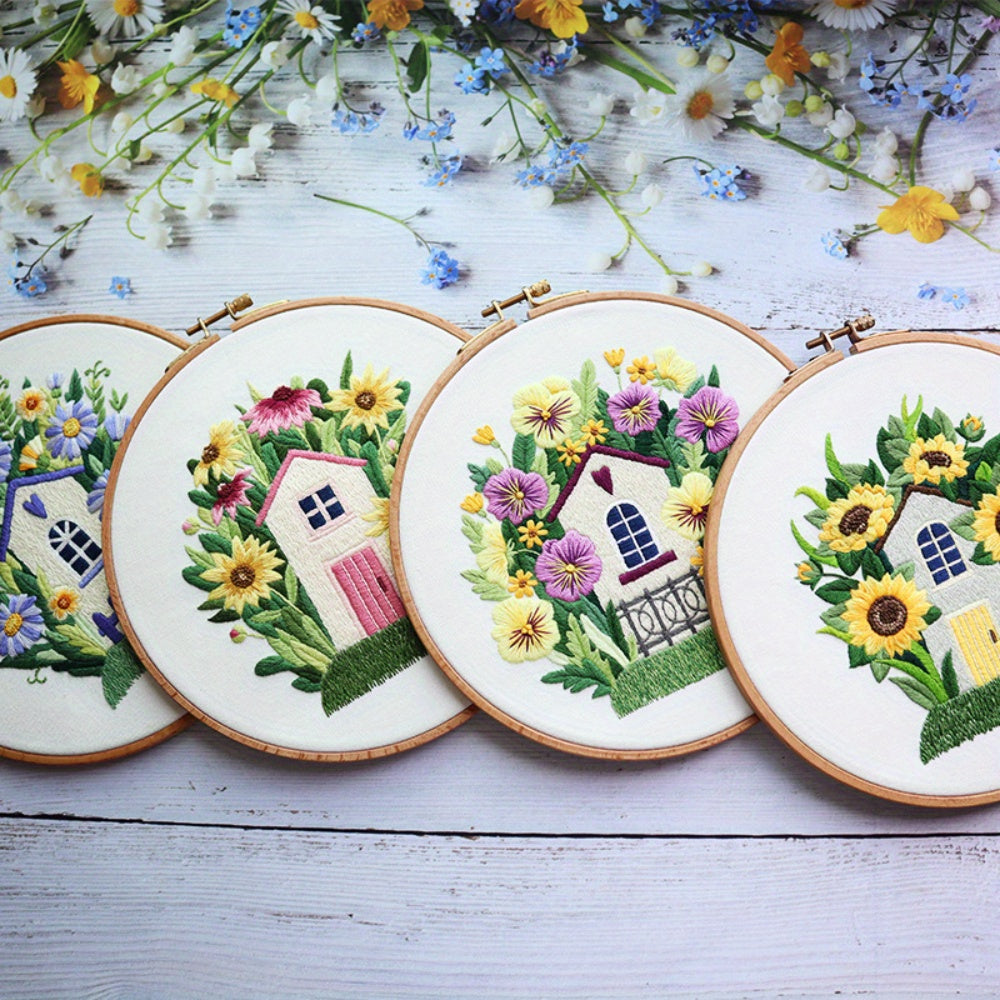 Beginner Embroidery Kit Cross Stitch DIY Craft Pattern