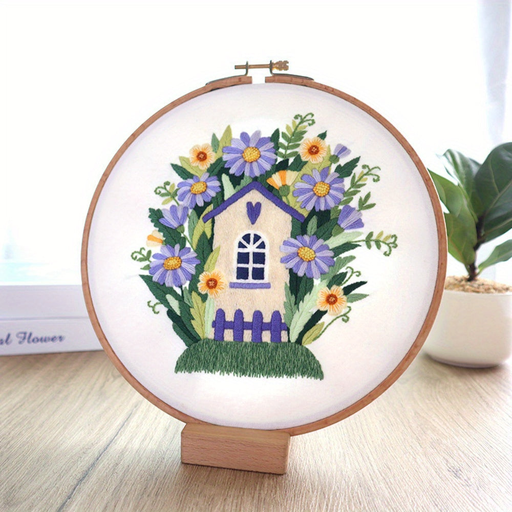 Beginner Embroidery Kit Cross Stitch DIY Craft Pattern