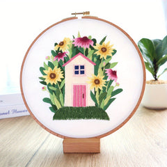 Beginner Embroidery Kit Cross Stitch DIY Craft Pattern
