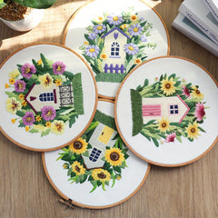 Beginner Embroidery Kit Cross Stitch DIY Craft Pattern