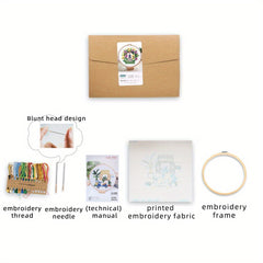 Beginner Embroidery Kit Cross Stitch DIY Craft Pattern