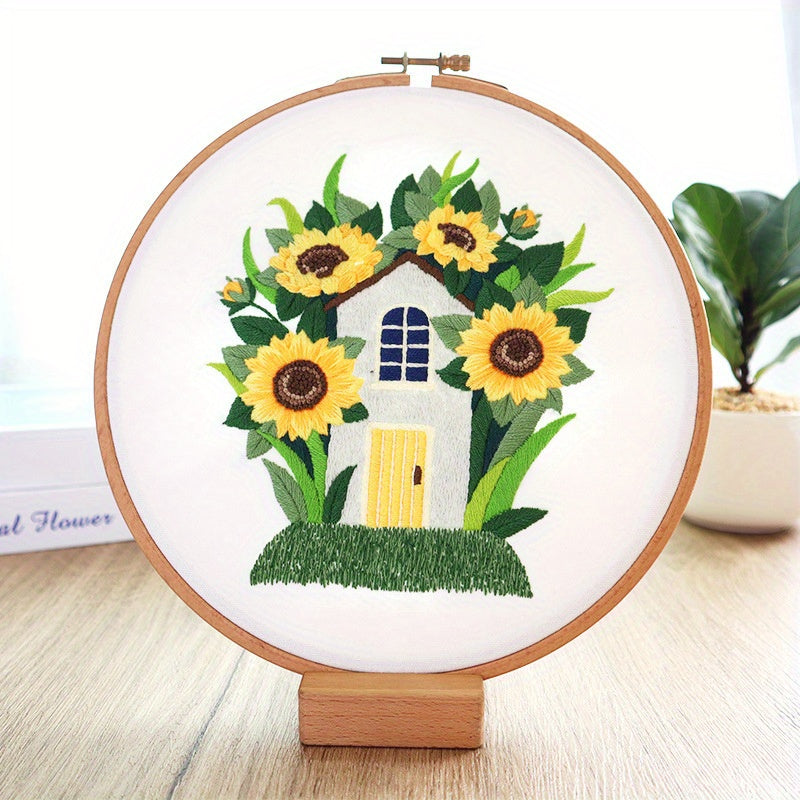 Beginner Embroidery Kit Cross Stitch DIY Craft Pattern