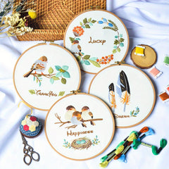 Insects Embroidery Kit for Adults - DIY Cross Stitch Beginner Set
