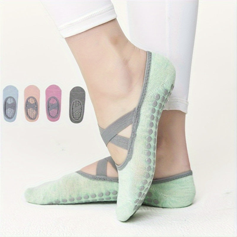 Yoga Grip Bottom Socks Breathable Comfortable Toe Split Pilates Socks