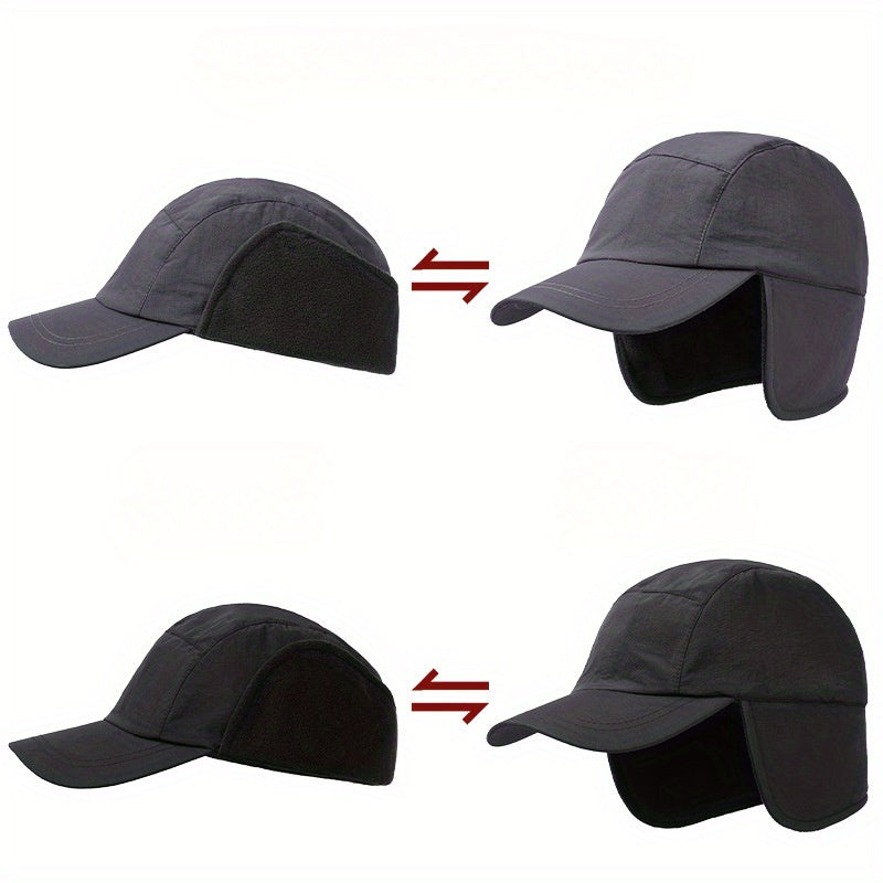 Winter Plush Ear Protection Warm Hat for Cycling