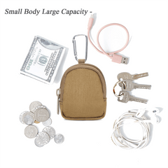 Mini Wallet Pouch Waterproof Waist Bag Small Mens Coin Purse Key Card Holder