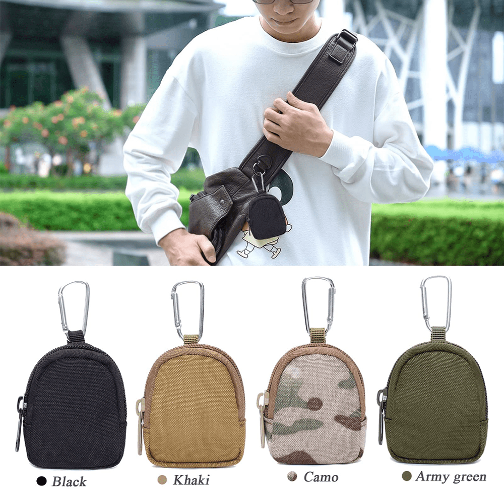Mini Wallet Pouch Waterproof Waist Bag Small Mens Coin Purse Key Card Holder
