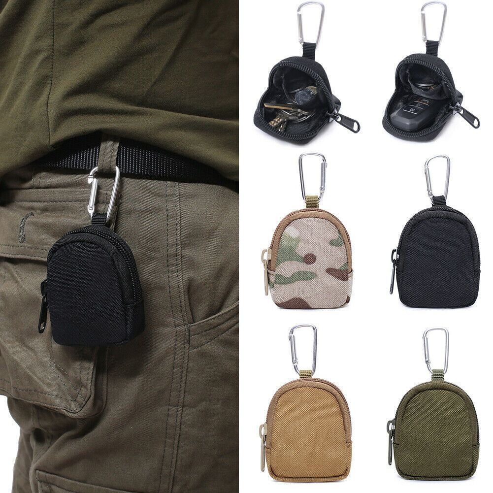 Mini Wallet Pouch Waterproof Waist Bag Small Mens Coin Purse Key Card Holder
