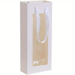 10pcs Transparent Showcase Bag Fresh Flower Box Packaging