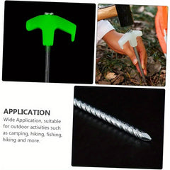 4pcs Glow in the Dark Tent Pegs for Camping Canopy