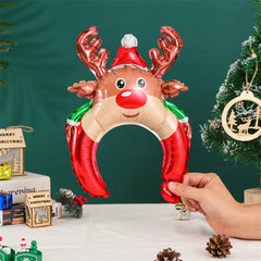 Christmas Stick Balloons Hairpins Headbands Headdresses Party Decoration Props