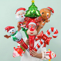 Christmas Stick Balloons Hairpins Headbands Headdresses Party Decoration Props