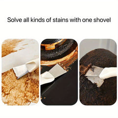 3-in-1 Kitchen Cleaning Brush Stainless Steel Scraper