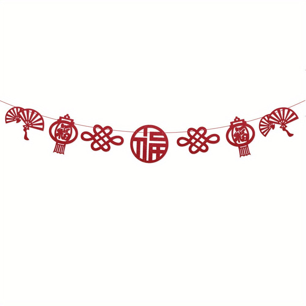 3pcs Chinese Years Party Decoration Banner Spring Hanging Ornaments