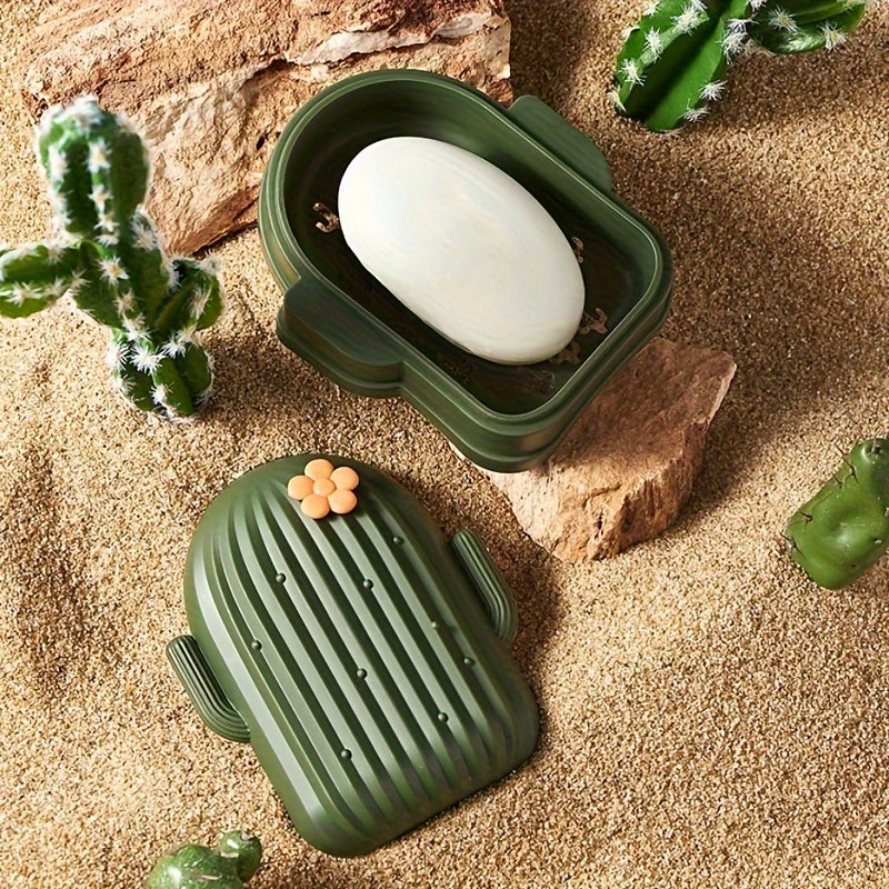 Cactus Soap Box Portable Waterproof Soap Holder Bathroom Accessories