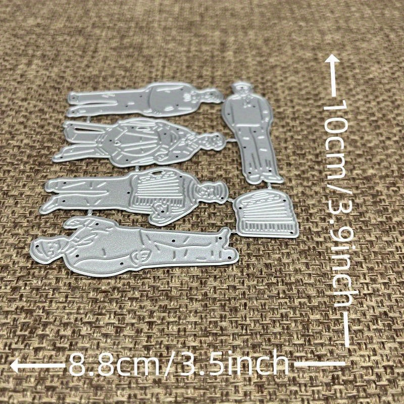 Metal Cutting Dies Stencils for Card Making Scrapbooking Music Band Decor