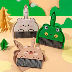 Mini Desktop Broom Dustpan Set Household Student Cleaning Supplies