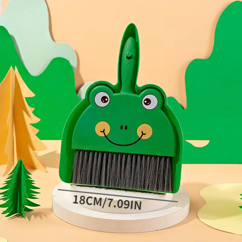 Mini Desktop Broom Dustpan Set Household Student Cleaning Supplies