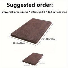 Thick Plush Floor Mat - Water Absorption & Anti Slip - Fall Decor