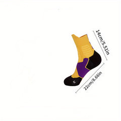1pc Basketball Sock Unisex Running Sports Sock Badminton Sock