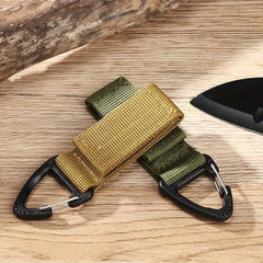 Portable Nylon Keychain Clips for Outdoor Camping